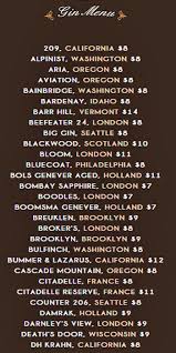 Overview menu reviews (119) photos (122) advertisement. Bathtub Gin Co Menu Menu For Bathtub Gin Co Belltown Seattle