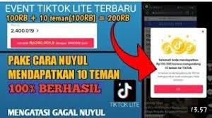 Selain menggunakan kode referral bagi pengguna baru, anda juga bisa menggunakan berbagai cara untuk mendapatkan cuang di aplikasi tiktok lite. Cara Nuyul Aplikasi Tiktok Lite Terbaru Lolos Dari Kontrol Penipuan 100 Work Youtube