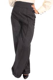 65% polyester, 35% baumwolle grammatur: Retro Pepita Rockabilly Hose High Waist Marlene Karo Marlenehose