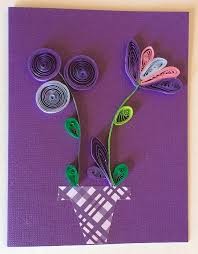 Take 11 inches pink quilling strip of 10mm width. Purple Flowers In Vase Handmade Quilling Greeting Card Iphone 8 Case For Sale By Gay Dallek