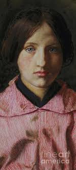 Highland Lassie, 1854 by John Everett Millais Painting by John Everett  Millais