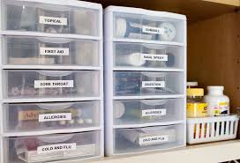 1 turn tin cans into wall organizer. How To Organize A Medicine Cabinet Bathroom Storage Organization Medicine Cabinet Organization Easy Bathroom Organization