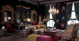 This steampunk living room looks awesome with dark wall, and cream sofa or couch. 30 Cool Tips To Steampunk Your Home