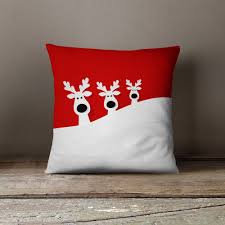 Christmas Decorations Christmas Throw Pillow Christmas Pillow Christmas Decor Christmas Cushion Reindeer Pillow Festive Pillow Throw Pillows Christmas Christmas Pillows Diy Christmas Sewing