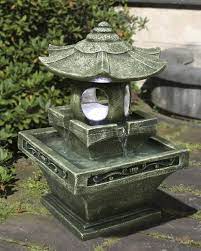 Pagoda Lantern Fountain With Light Pagoda Lanterns Fountain Japanese Garden Lanterns