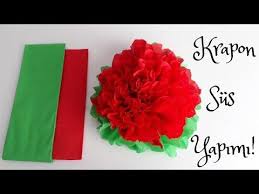 Krapon Grafon Kagidindan Sus Cicek Yapimi Dogum Gunu Susu Yapimi Youtube Cicek Kagit Cicek Nisan