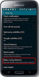 Set the device to detect a baby crying and samsung galaxy s5 alerts you by vibrating. Use Samsung Galaxy S5 As A Baby Monitor Visihow