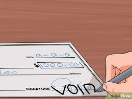 This is why employers ask for a voided check to set up direct deposit, not a blank one. How To Void A Check 8 Steps With Pictures Wikihow