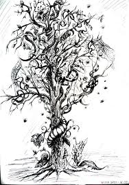 Evil Tree By Leekanto Deviantart Com On Deviantart Abstract Artwork Ancient Paintings Abstract