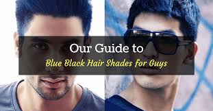 Light purple textured top with high fade. Blue Black Hair A Classic But Elegant Hair Color For Guys