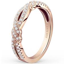 Top quality at unbeatable prices! Kirk Kara Rose Gold Twist Diamond Wedding Band K133rb Ben Garelick