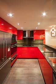 Eat drink love, flower bursts, red, grey, black, modern kitchen art, set of 6 you choose size and colors karimachal 4.5 out. 75 Beautiful Kitchen With Red Cabinets And Black Backsplash Pictures Ideas June 2021 Houzz