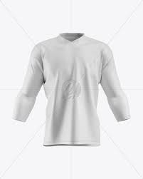 Men S Trail Jersey 3 4 Sleeve In Apparel Mockups On Yellow Images Object Mockups Clothing Mockup Sleeves Psd Template Free