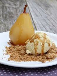 Poires Pochees A L Erable Crumble A La Noisette Recette Crumble Crumble Poires Pochees