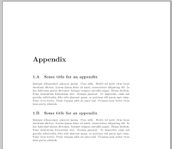 One hypothesis suggests that it is a vestigial remnant of a once larger. Appendix After Each Chapter Tex Latex Stack Exchange