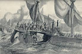 The Ships At Mylae 1st Punic War 261bc It Was Not Until After Rome Consolidated Her Power On All Of The Italian Pe Punic Wars Greek City States History Geek