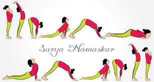 The surya namaskar (sun salutation) is a series of 12 yoga poses meant to give praise to the sun. Surya Namaskar Stock Photos And Images 123rf