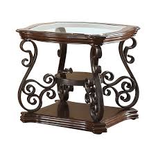 Check spelling or type a new query. Sir Rawlinson End Table Deep Merlot And Clear Coaster Fine