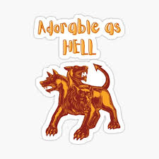 Synonyms, crossword answers and other related words for three headed guard dog of hades cerberus. Three Headed Dog Stickers Redbubble