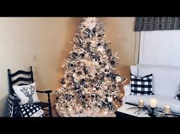 I hope you are all having a great weekend. Christmas Tree Decorating 2019 Black And White Tree Youtube