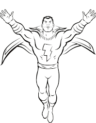 From parents.com parents may receive compensation when you click through and purchase from links contained on this website. Shazam From Dc Coloring Page Free Printable Coloring Pages For Kids