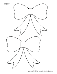 879 13 2 hey there! Bows Free Printable Templates Coloring Pages Firstpalette Com