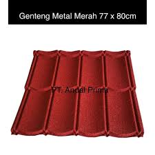 Berikut kami sampaikan penawaran harga genteng metal berpasir 2021 dari kami, kami juga meyediakan nok genteng metal pasir, daftar harga genteng metal pasir pada tabel diatas adalah harga genteng metal pasir standar biasa di pasaran untuk genteng metal pasir bermerk. Jual Genteng Metal Pasir Merah 2x4 X 0 25mm Kota Tangerang Selatan Andal Prima Tokopedia