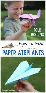 How to make a paper airplane fast and easy watch other video tutorial 1. Flying Game With Guide To 10 Paper Airplane Folding Templates Emma Owl