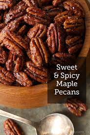 Sweet And Spicy Maple Pecans Recipe Sweet And Spicy Pecan Recipes Nut Recipes