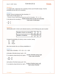 A tricyde 3 n of tota i of b. Ncert Solutions For Class 9 Maths Chapter 15 Probability