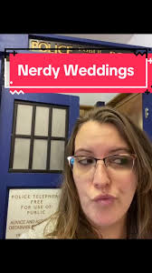 We love our nerdy and alternative couples! #geekchicwedding #nerdywed...