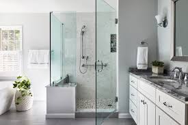 In this contemporary master bathroom, we really liked how the shower was put up above everything by a few small steps. 18 Epic Modern Bathroom Designs That Are All About Cleanliness