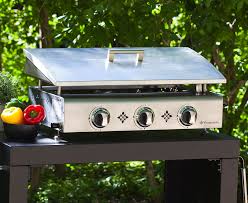 Buffalo tools sportsman series buffalo corporation portable 5 panel interlocking stainless steel fire pit. Schutzdeckel Plancha 3 Brenner Vivaplancha