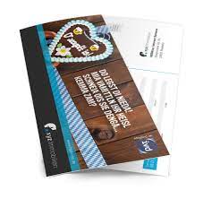 zum oktoberfest in unserem shop fur immobilienmakler do legst di nieda mia vamittln ihr heisl schneia ois sie denga kemma zam flyer postkarten karten
