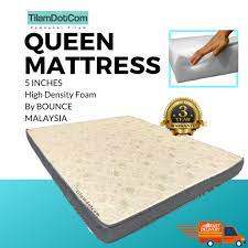 Queen comfort pakage offer rm980 katil divan queen base 8 np:rm350 tilam queen dreamnite 10inch np:rm699 (jaminan spring 10tahun) stok baru dari kilang delivery/cod. Fast Shipping 5 Inch Queen Mattress Tilam Queen Murah By Bounce Malaysia Shopee Malaysia