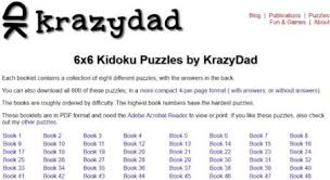 Check spelling or type a new query. 8 Websites For 6x6 Sudoku Printable Puzzles