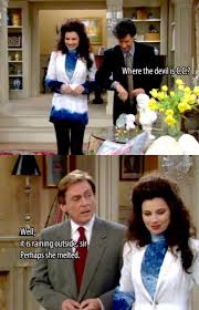 This is used to describe something that is so awesome! That Time Niles Believed In Witchcraft Funny Pictures Fails Nanny 90s Tv