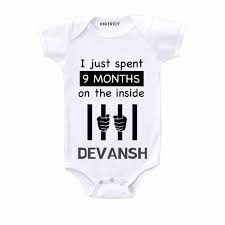 I Just Did 9 Months On The Inside Baby Romper Knitroot