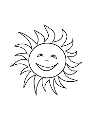 The coloring page is printable and can be used in the classroom or at home. Free Printable Sun Coloring Pages For Kids