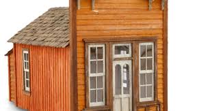 An Assay Office By Wild West Models Model Train Table Glitter Houses Wild West