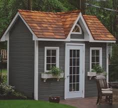 Custom highest quality steel sheds. Garden Shed Kits A Backyard Haven Summerwood Products