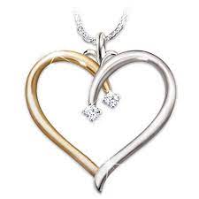 My Darling Daughter Diamond Pendant With Poem Heart Shaped Diamond Pendant Queen Jewelry Jewelry