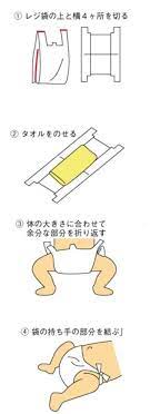 絵で知る 布ナプキンや簡易おむつ 被災時の生活用品の作り方 生活 おむつ 布おむつ