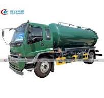 China ISUZU Vacuum Sludge Pumper Truck 10Tons 10,000L ...