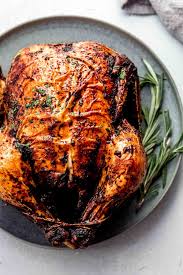 Baked whole chicken in wine, smoked whole chicken, baked honey~bbq whole bake at 325 degrees f (165 degrees c) for 45 to 60 minutes or until chicken is cooked. Easy Roasted Chicken Recipe Video Platings Pairings
