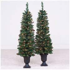 Urn Christmas Trees 2 Piece Set 4 5 Pre Lit Trees Deals At Big Lots Prelit Tree Christmas Time Is Here Tree