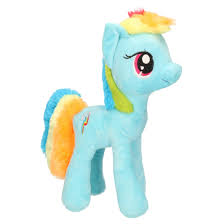 Blauwe My Little Pony Knuffels Rainbow Dash 30 Cm Knuffeldieren Fun En Feest