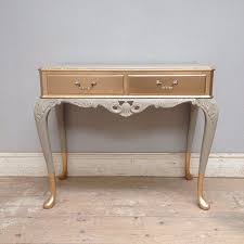 French Grey Gold Antique Console Table Trying Something New Painted Furniture Antique French Grey Gold Frenchfinds Interior Ideas Inspiration Antique French Furniture Antique Console Table Furniture Restoration