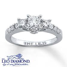 Love This Style Leo Engagement Ring 7 8 Ct Tw Diamonds 14k White Gold Leo Diamond Engagement Ring Diamond Engagement Rings