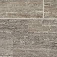 Marazzi Stonehollow Smoky Taupe 12 In X 24 In Glazed Porcelain Floor And Wall Tile 15 6 Sq Ft Case In 2020 Porcelain Flooring Porcelain Floor Tiles Flooring